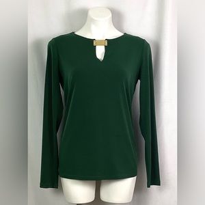 Michael Kors forest green top